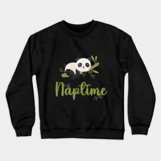 Panda Sweet Naptime Cute Crewneck Sweatshirt